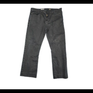 AG Adriano Goldschmied Men's The Protege Straight Leg Jeans Black Size 38x28